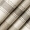 Natural Stain Resistant Performance Pet Friendly Plaid Woven Pattern Upholstery Fabric by The Yard - SKU: Memphis Dune
